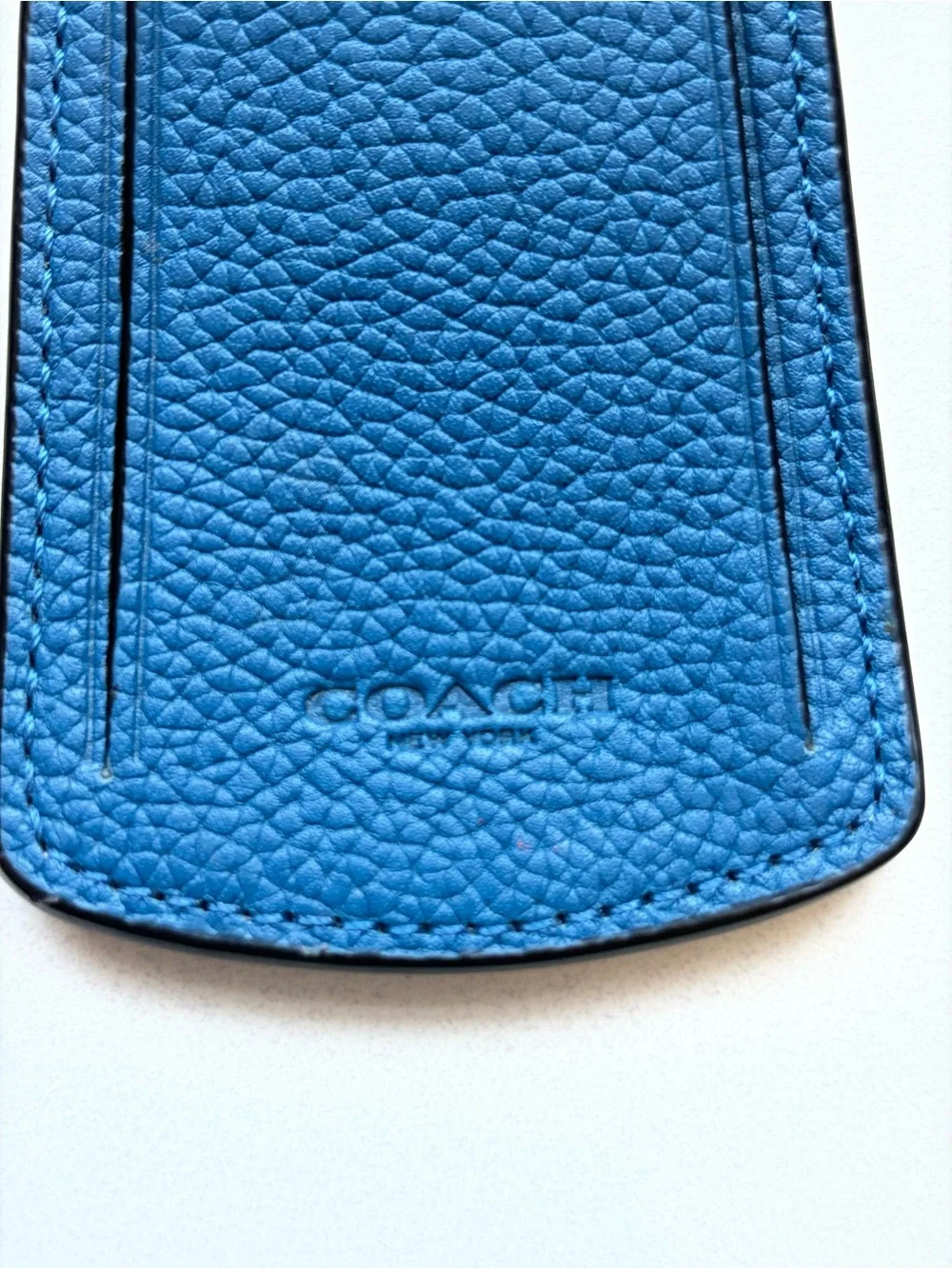 Coach pebbled leather